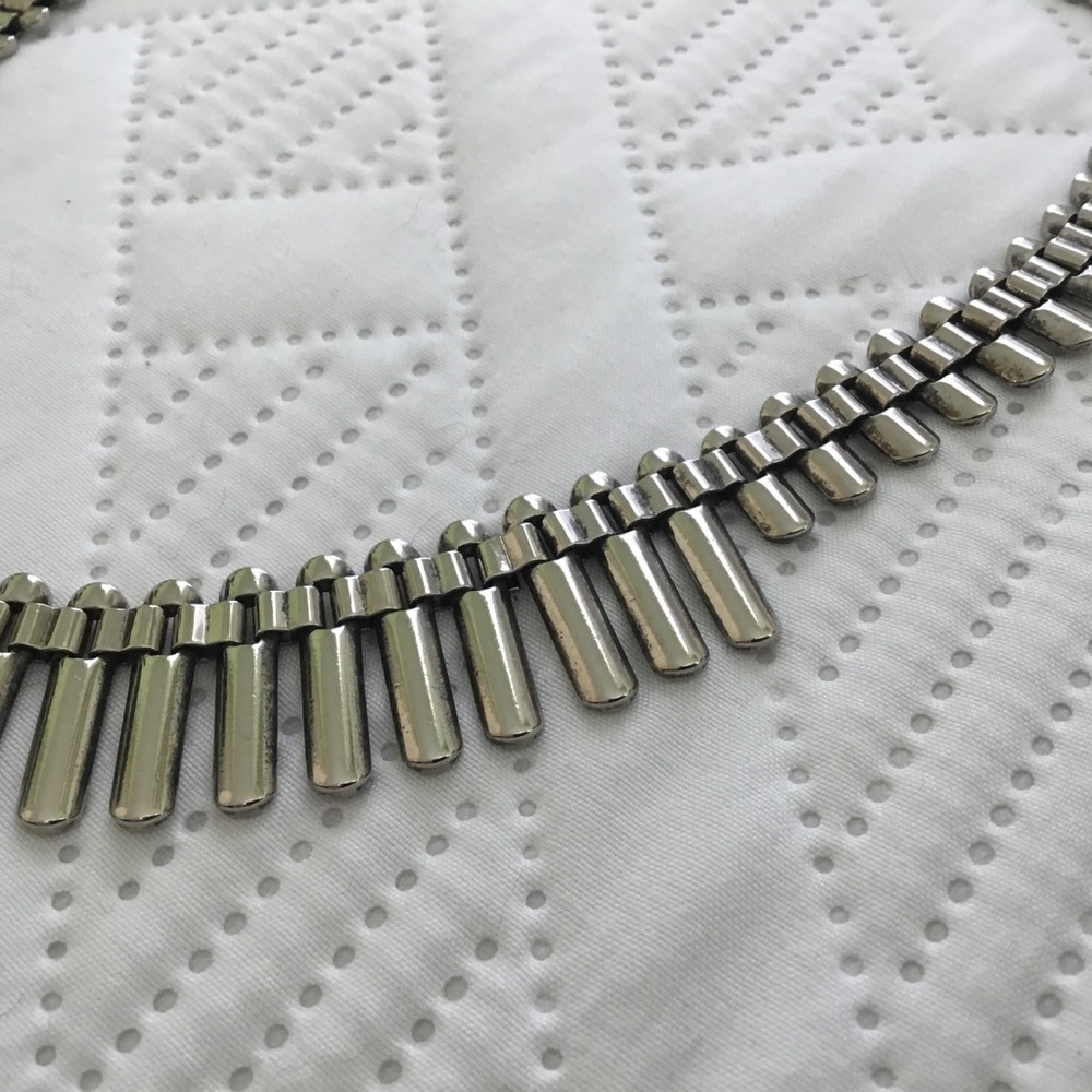 Cleopatra Fringe Bib Statement Necklace - Picture 7 of 9